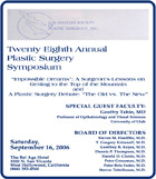 28th Annual Plastic Surgery Symposium

